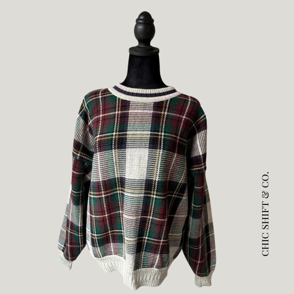 GANT | Grandpa Sweater | Plaid | L